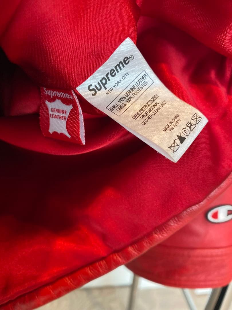 ジャケット・アウター Supreme Champion Leather Coaches Jacket