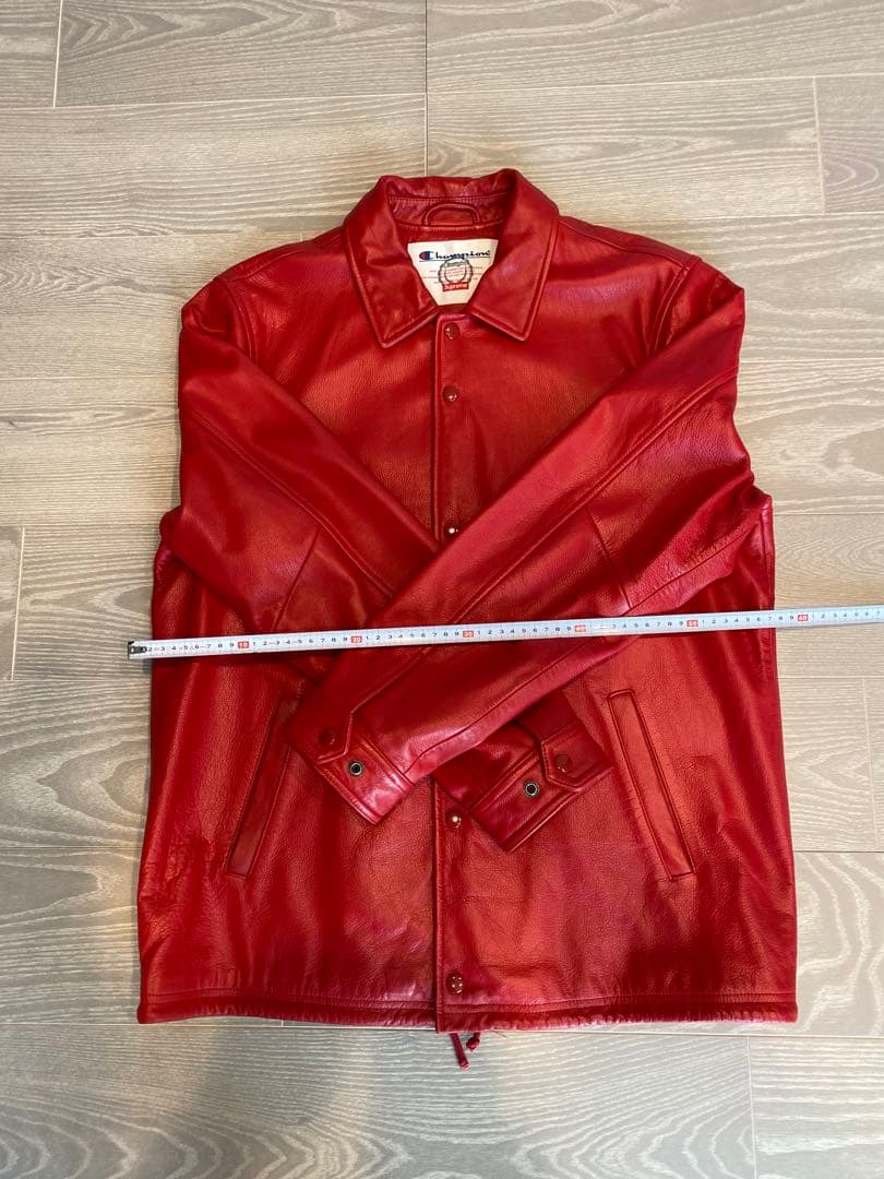 ジャケット・アウター Supreme Champion Leather Coaches Jacket