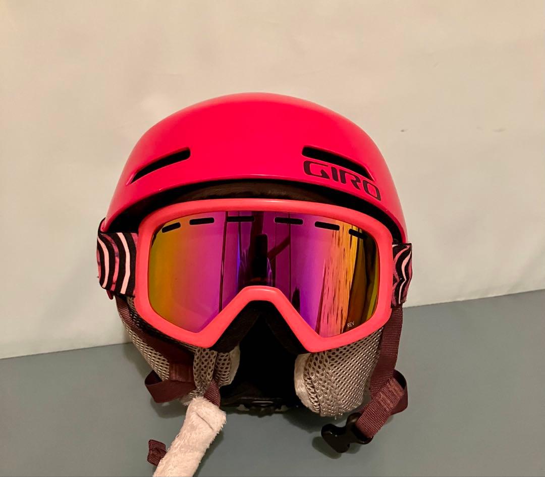 giro cruz キッズ　sサイズ　52-55.5cmゴーグルセット ジロ