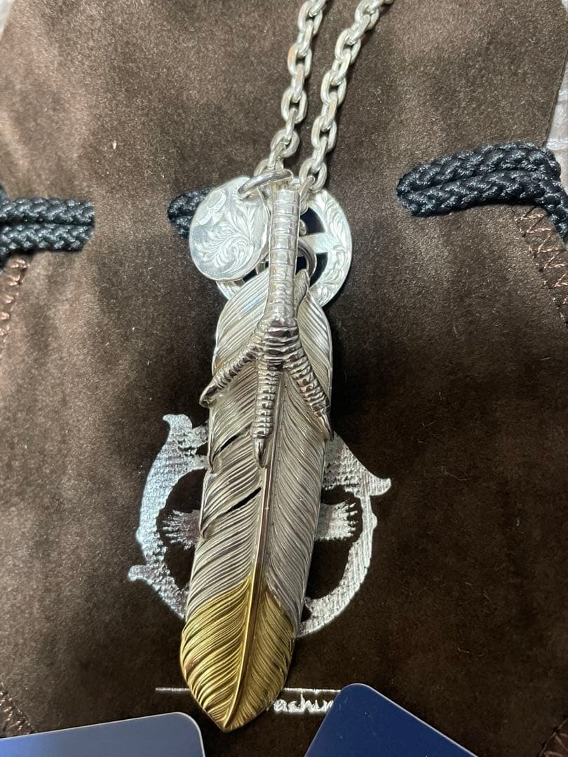 総額32.5万円　鷲見太郎　L フライトフェザー　k18 イーグルクロー　セット