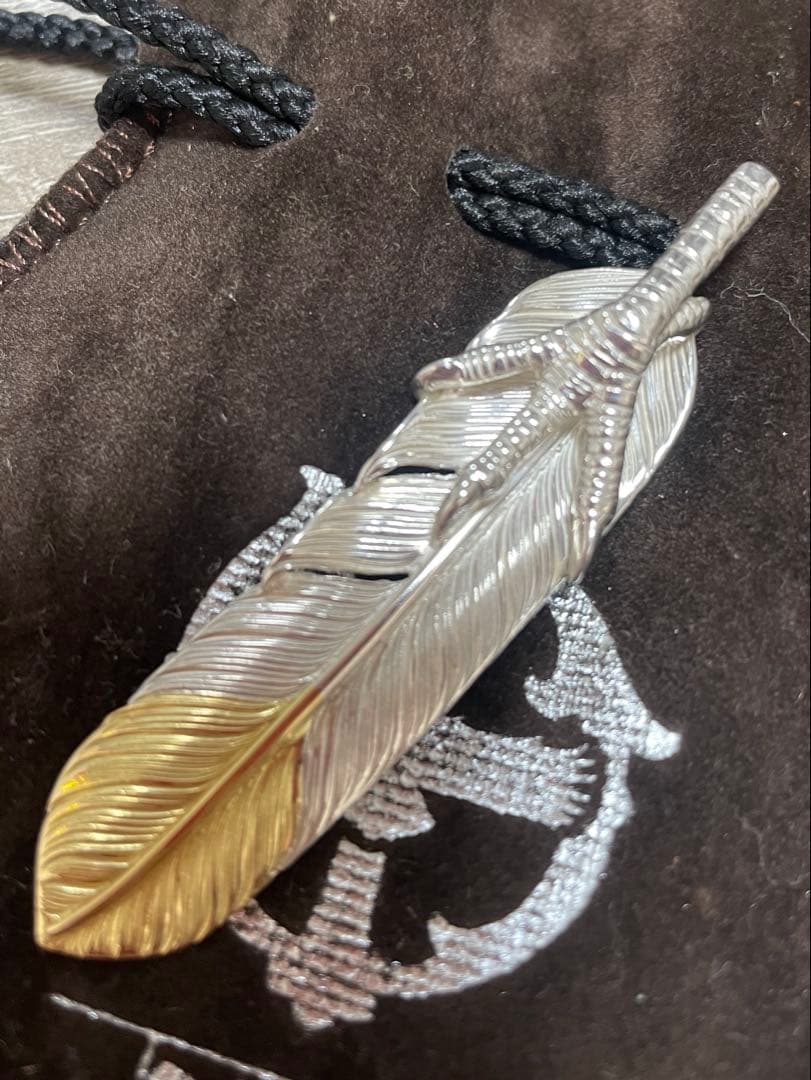 総額32.5万円　鷲見太郎　L フライトフェザー　k18 イーグルクロー　セット