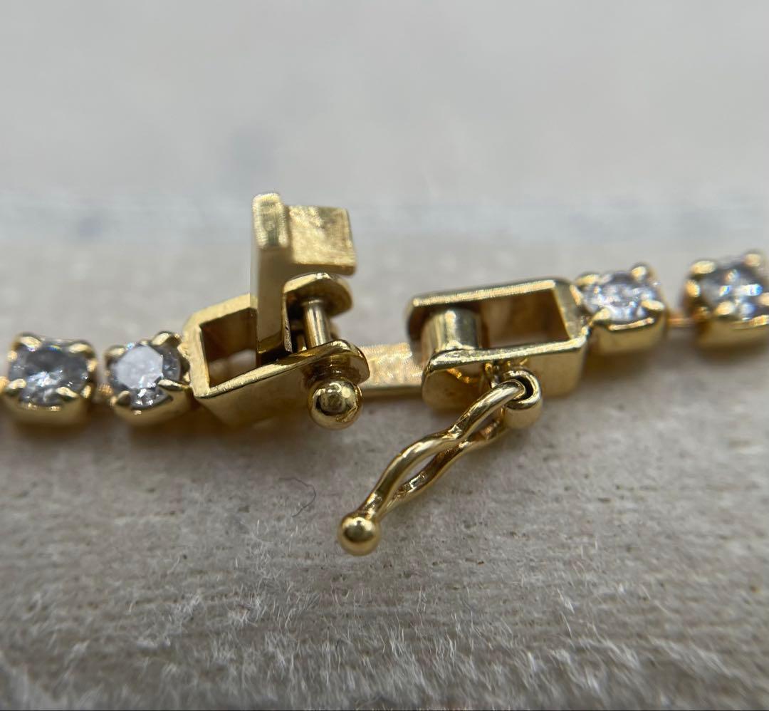 専用JA34★最高級 ダイヤモンド2ct K18 ブレスレット 鑑付