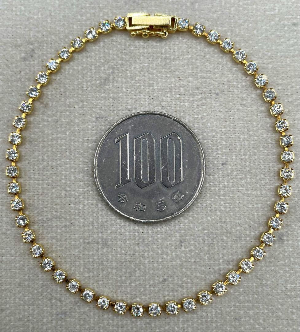 専用JA34★最高級 ダイヤモンド2ct K18 ブレスレット 鑑付