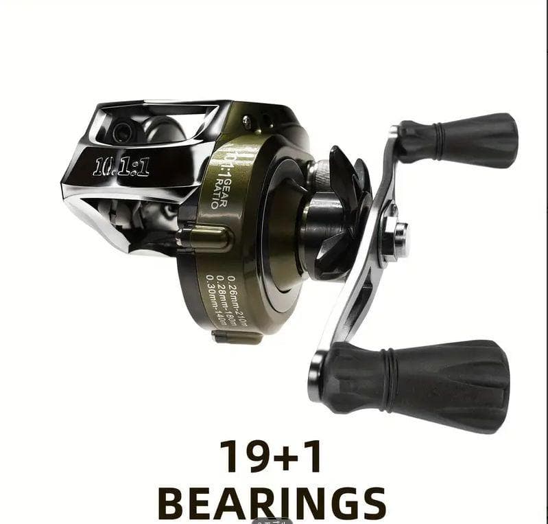 0731 世界第二位の高速巻き上げベイトリール!! ゴーストホーン グリーン