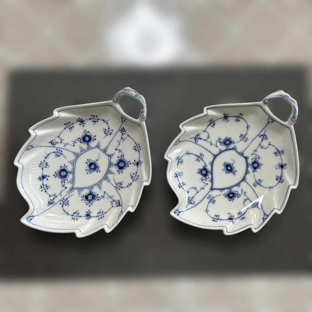 【⑥】リーフディッシュプレート2枚セット