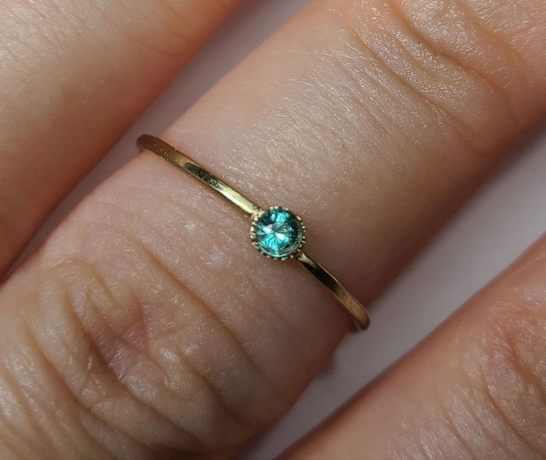 こりか★ブラジルバターリャパライバトルマリン★リングオーダー