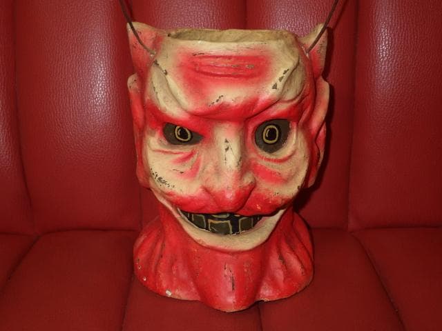 80’S★デビル★バケツ★悪魔★ハロウィン★ランタン★ビンテージ★インテリア雑貨