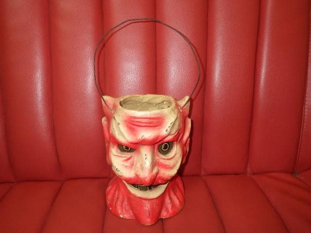 80’S★デビル★バケツ★悪魔★ハロウィン★ランタン★ビンテージ★インテリア雑貨