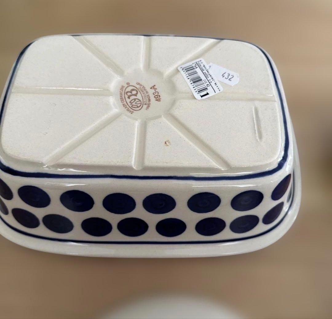 新品未使用・ポーリッシュポタリー　水玉セット