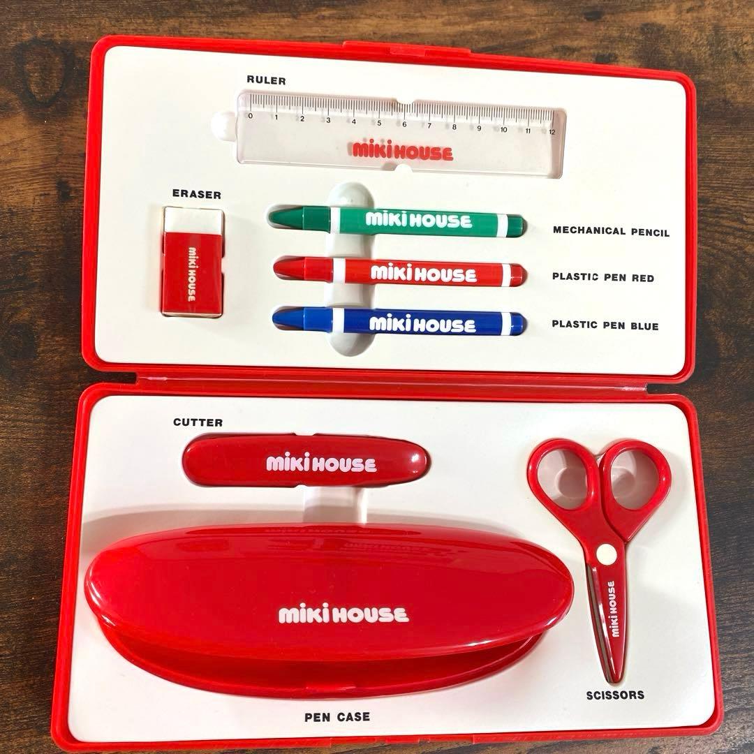 1990年代新品昭和レトロアンティークMIKIHOUSE文房具ハサミカッター定規