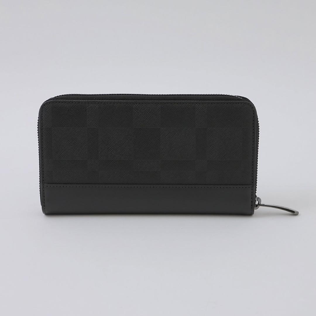 長財布　ラウンド　バーバリー　ブラックレーベル　クレストブリッジ