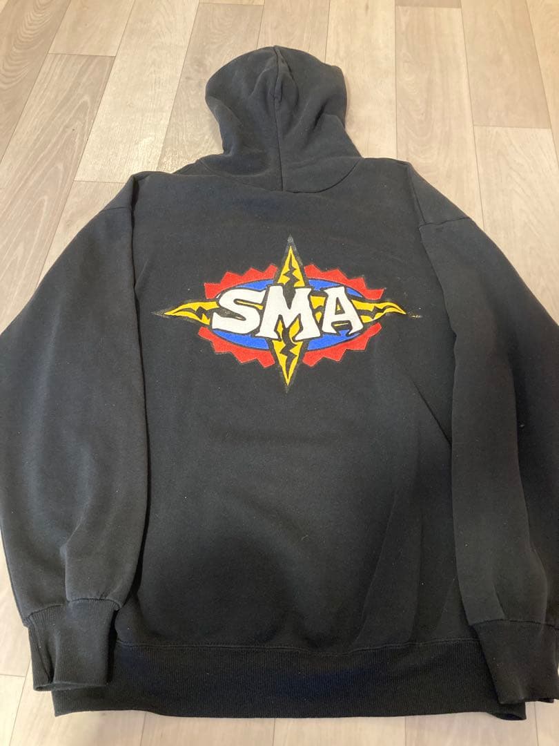 SANTA MONICA AIRLINES XL ブラック　パーカー　90′s