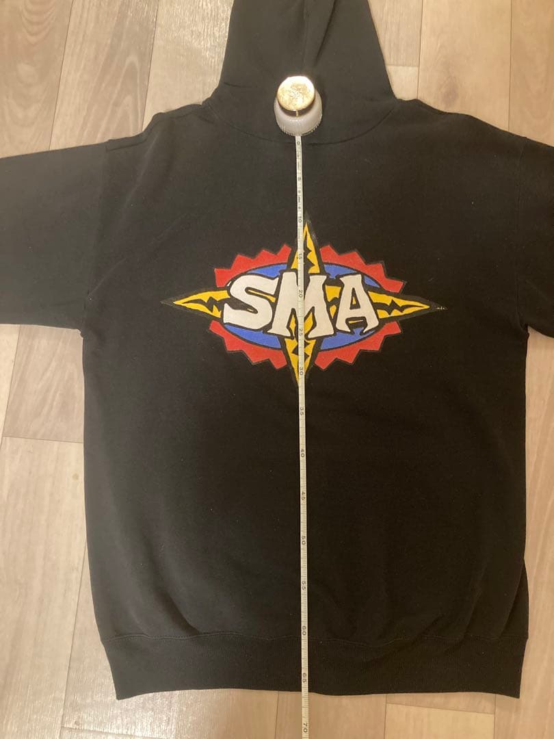 SANTA MONICA AIRLINES XL ブラック　パーカー　90′s