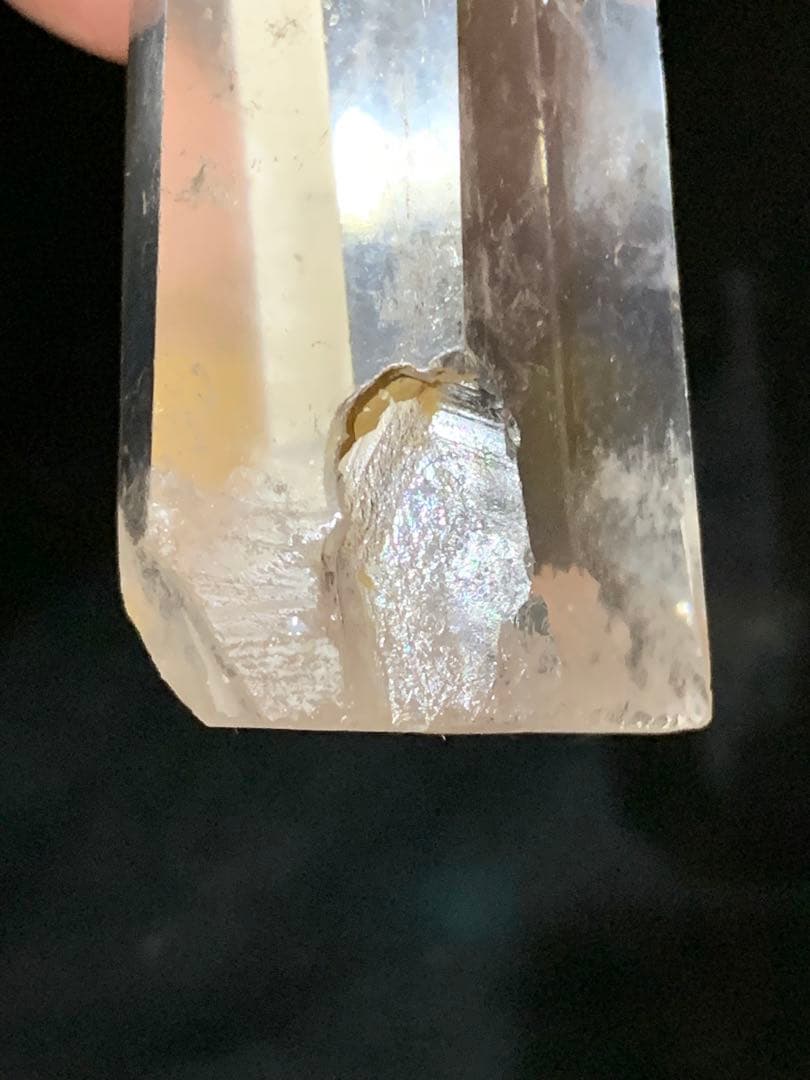 ブルー エンジェルラダー クォーツ ＆ ファントム 共存 ポイント 六角柱 ❣