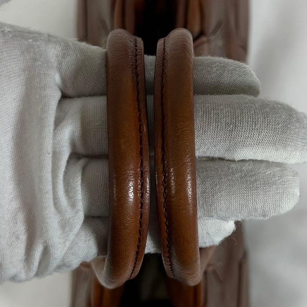 【美品/付属品】ヴィヴィアンウエストウッド ヤスミン ハンドバッグ オーブ 茶