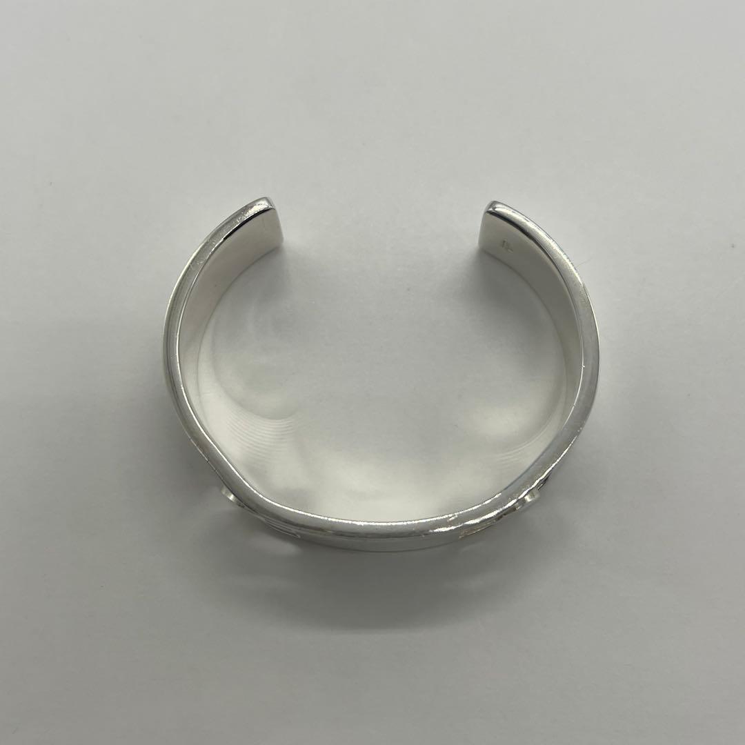 グッチ GUCCI Gロゴモチーフ バングル SV925 希少 ヴィンテージ