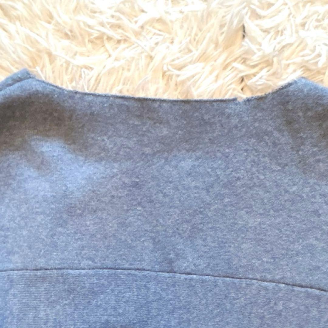 MYLAN マイラン　カシミヤノーカラーニット　リバーコート　カーディガン