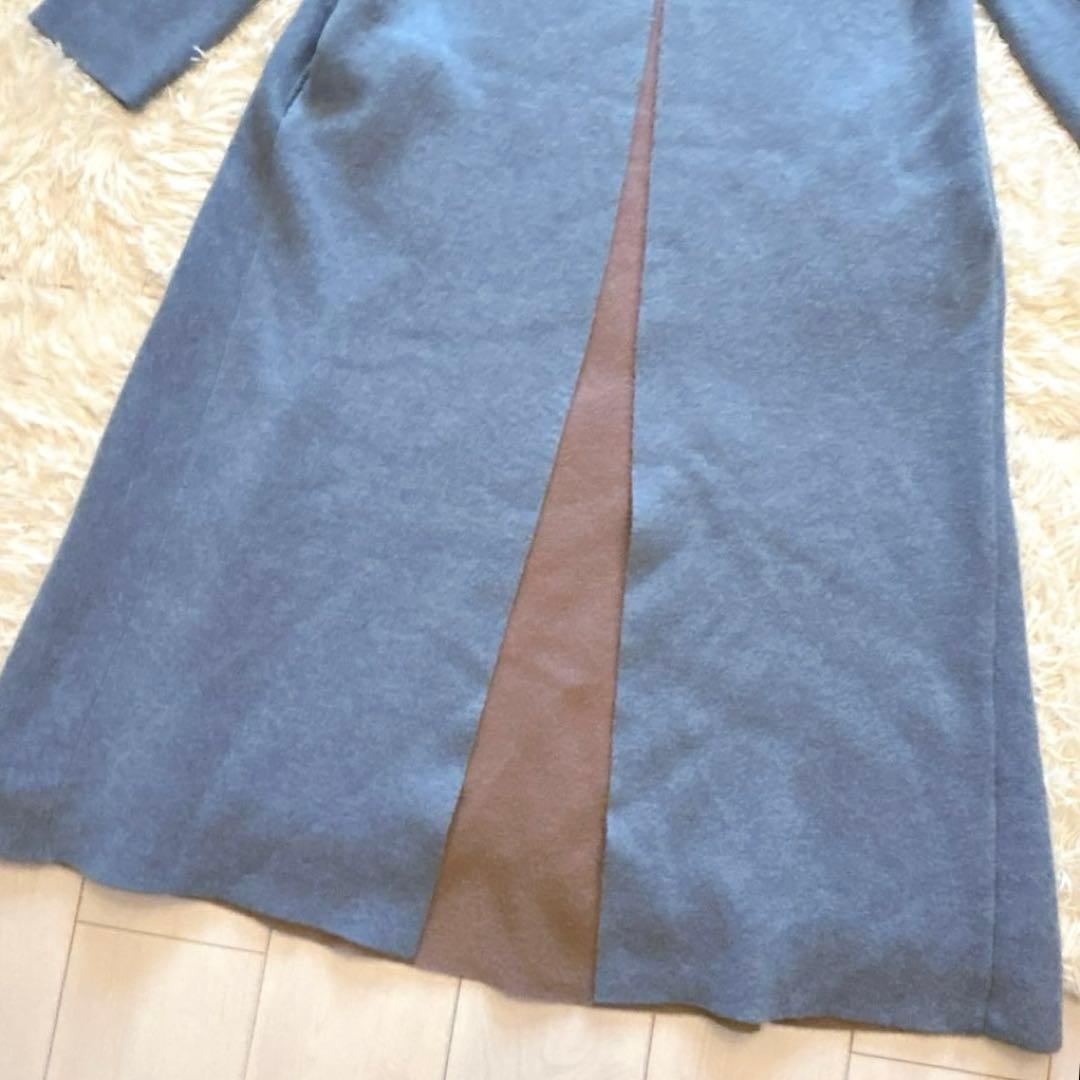 MYLAN マイラン　カシミヤノーカラーニット　リバーコート　カーディガン