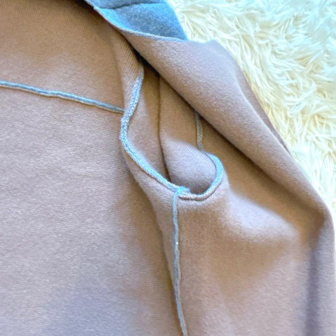 MYLAN マイラン　カシミヤノーカラーニット　リバーコート　カーディガン