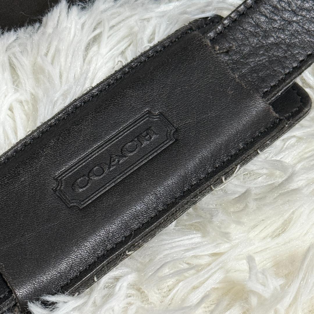 COACH オールドコーチ ショルダーバッグ ターンロック A4 2WAY 黒