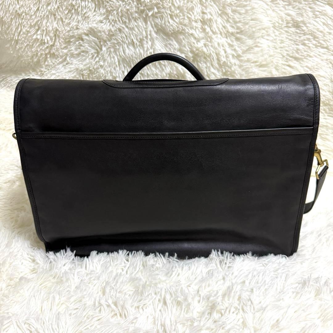 COACH オールドコーチ ショルダーバッグ ターンロック A4 2WAY 黒