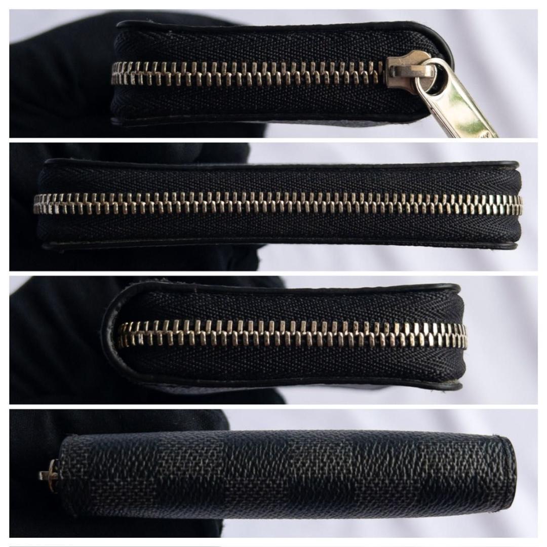 【超極美品】ルイヴィトン　ジッピーパースヴェルティカル　ダミエグラフィット