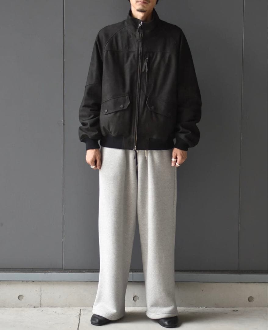 CCU HIGH NECK BLOUSON - COW NUBUCK サイズ2