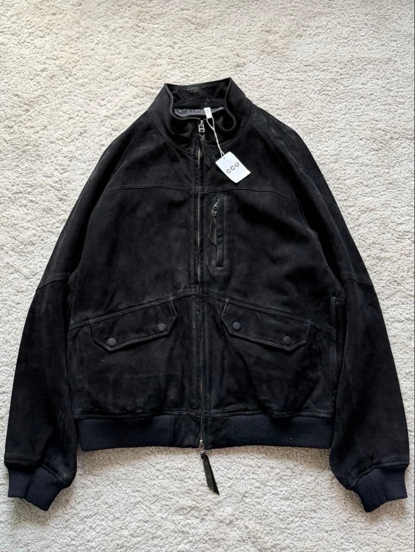 CCU HIGH NECK BLOUSON - COW NUBUCK サイズ2