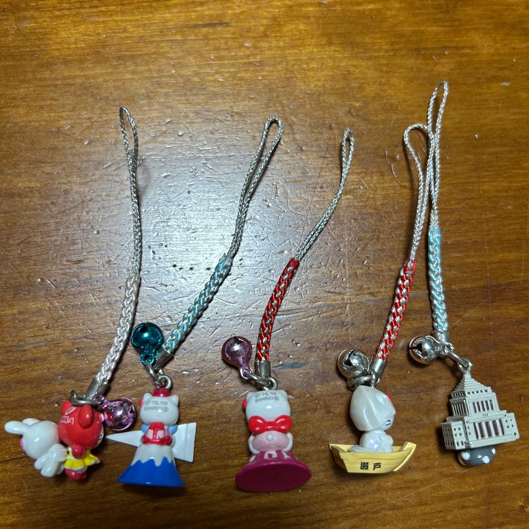 【未使用】まとめ売り ご当地キティ30個　根付　レア　平成レトロ 限定