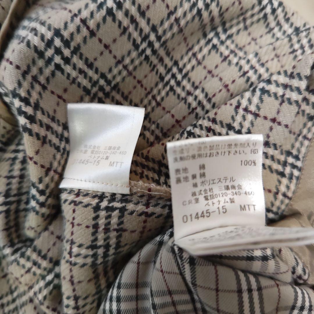 希少✨バーバリーブルーレーベル　トレンチコート　ノバチェック　ロング　42　XL