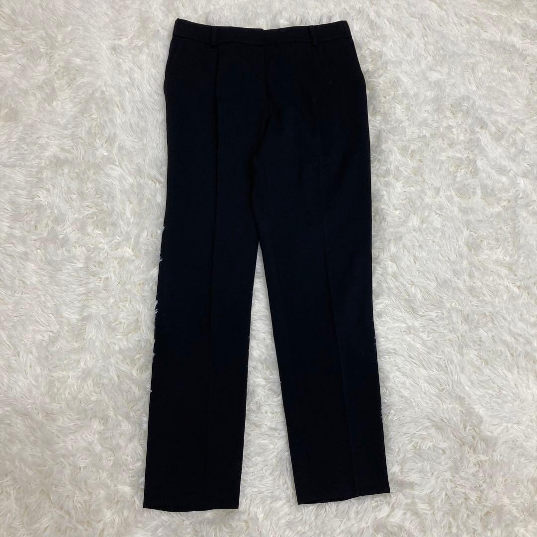 PLST プラステ ノーカラー ジャケット パンツ セットアップ 黒 Lサイズ