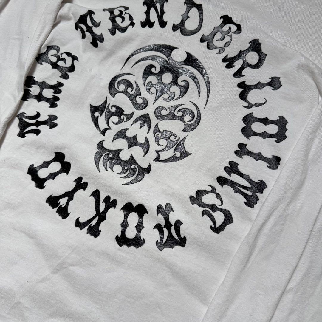 TENDERLOIN ボルネオスカル　ロンT ホワイト　白