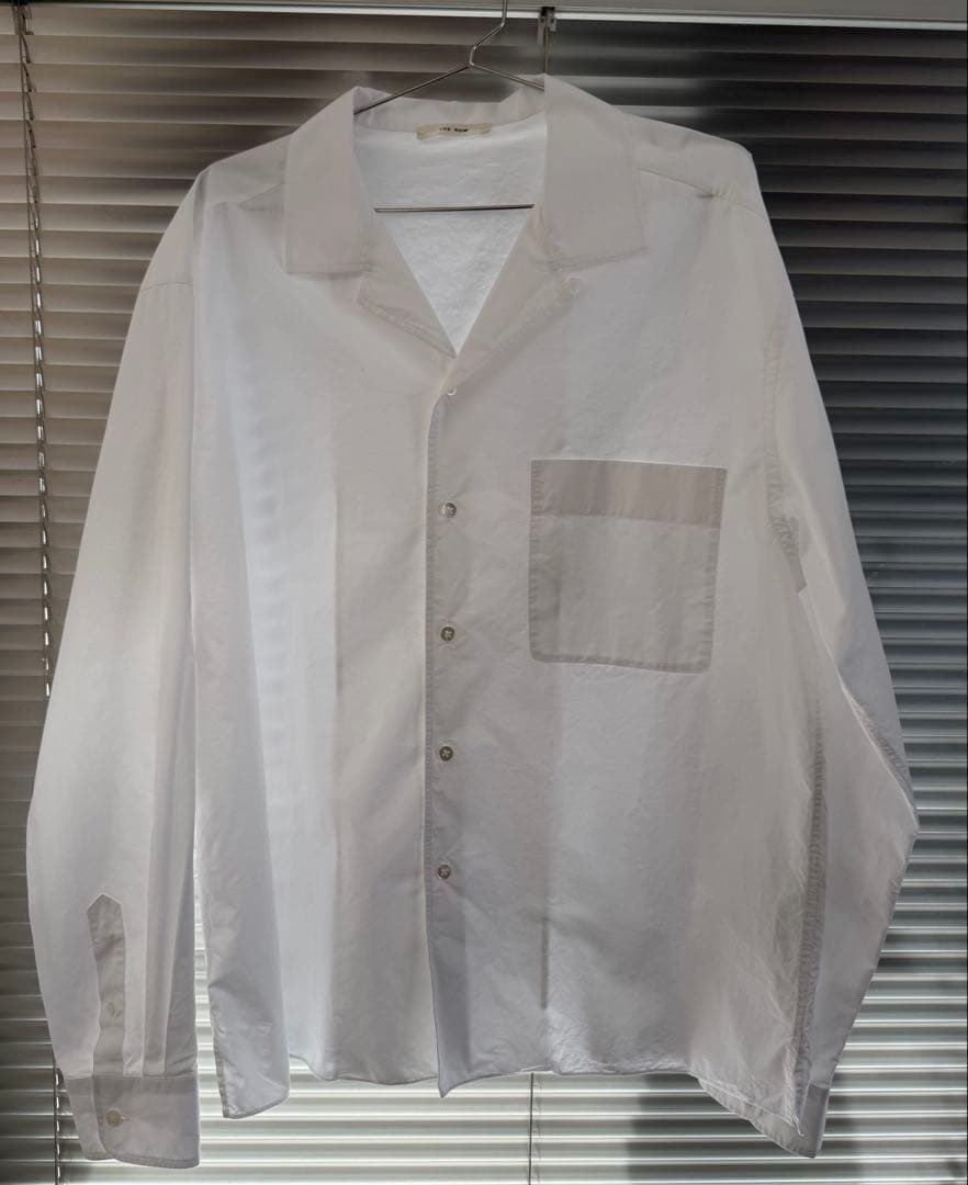 THEROW ザロウ 25ss シャツジャケット コットンポプリン マルジェラ