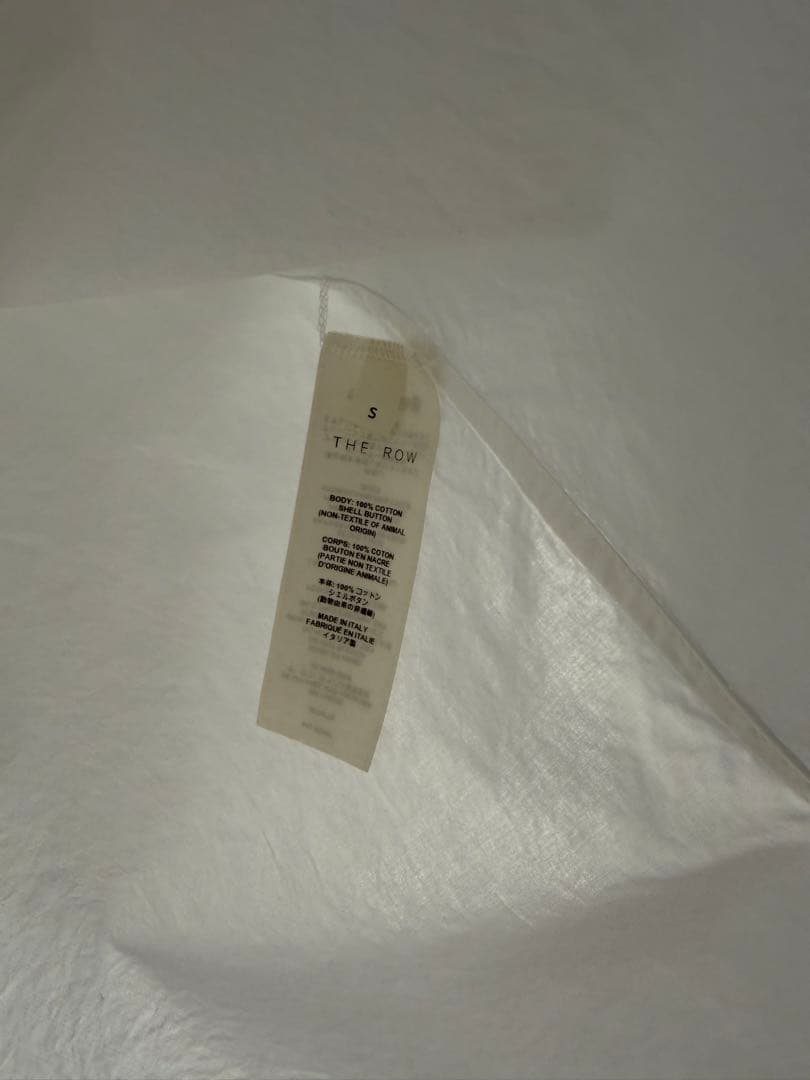 THEROW ザロウ 25ss シャツジャケット コットンポプリン マルジェラ