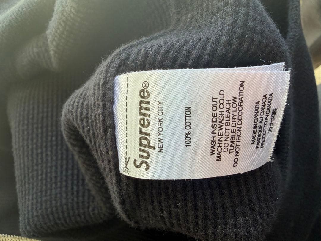 supreme アーチロゴ ジップパーカー