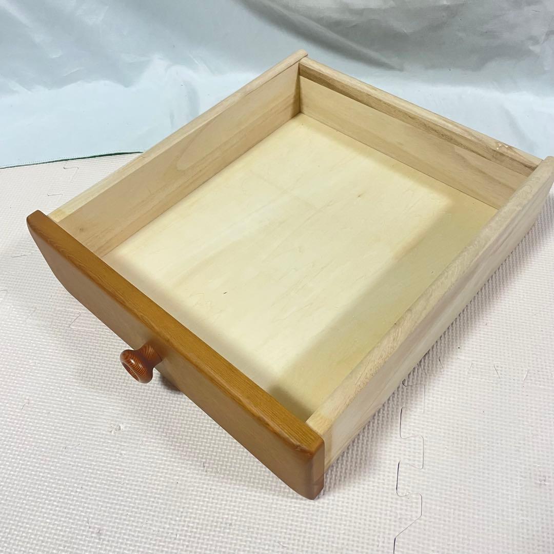 ◯PROVENCE プロヴァンス 木製サイドテーブル 引き出し付き