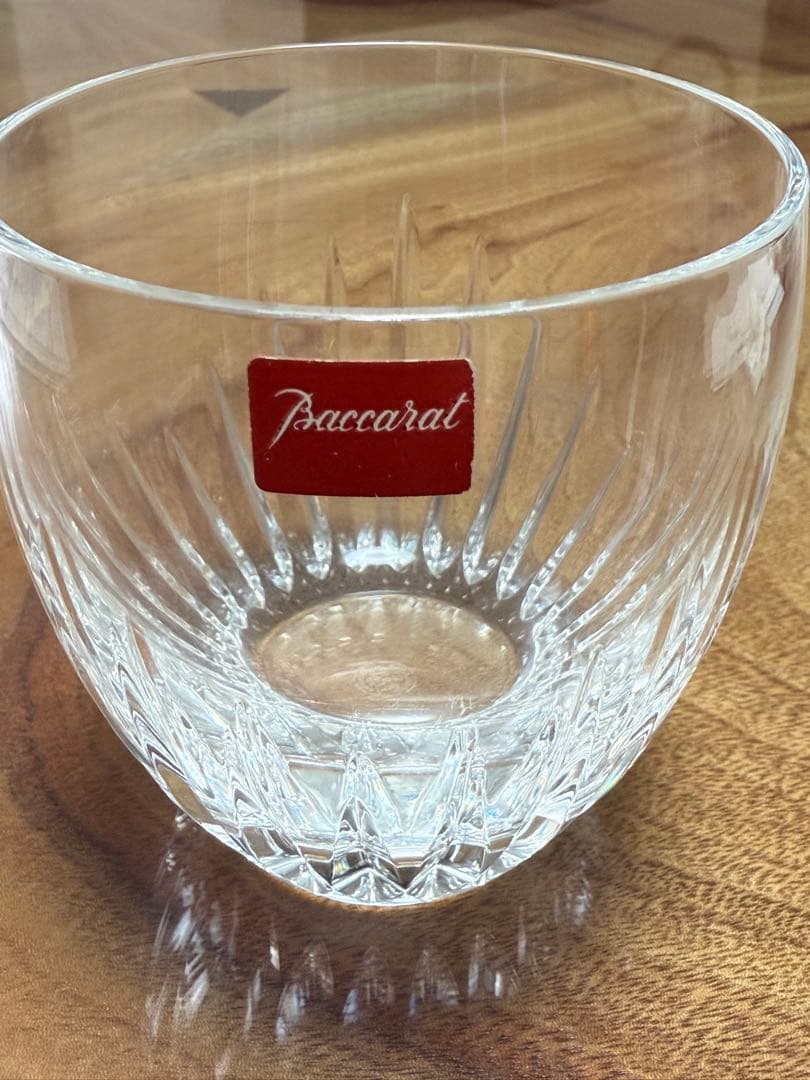 新品未使用箱無し　Baccarat マッセナロックグラス