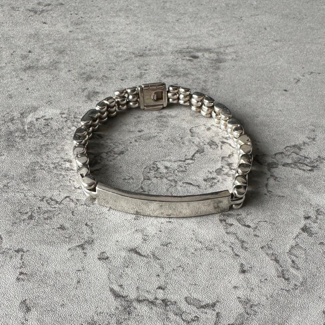 メキシコ製 ヴィンテージ TAXCO プレート ブレスレット シルバー925