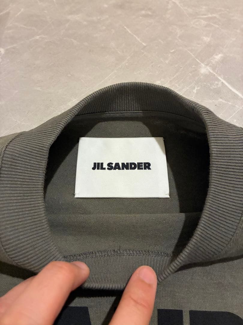 JIL SANDER 長袖カットソー XS オリーブグリーン