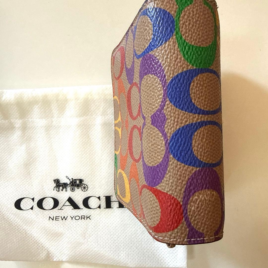 COACH 2つ折り財布　& スマホリング