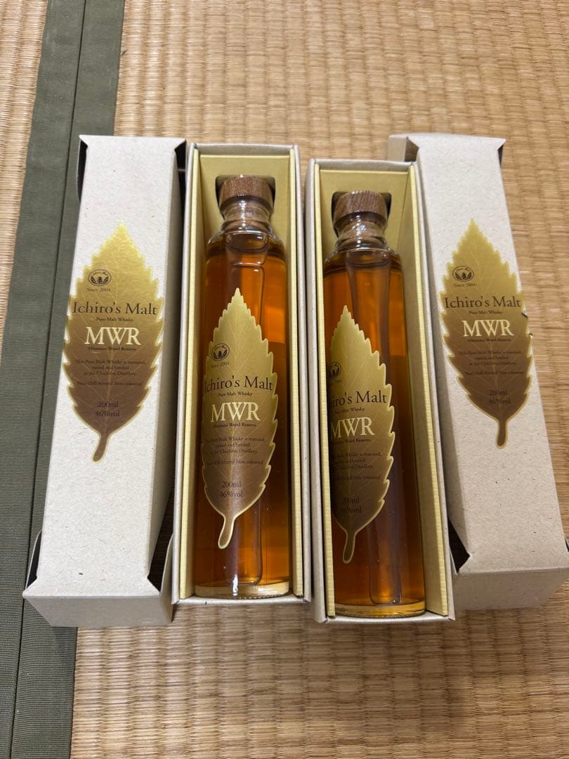 イチローズモルト ミズナラウッドリザーブ (MWR) 200mlの2本セット