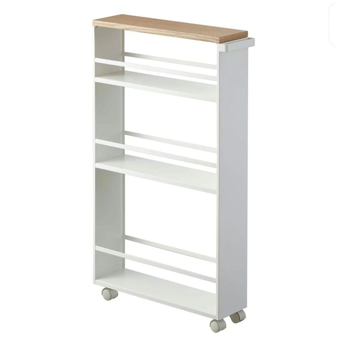 新品✩tower ハンドル付きスリムワゴン ホワイト