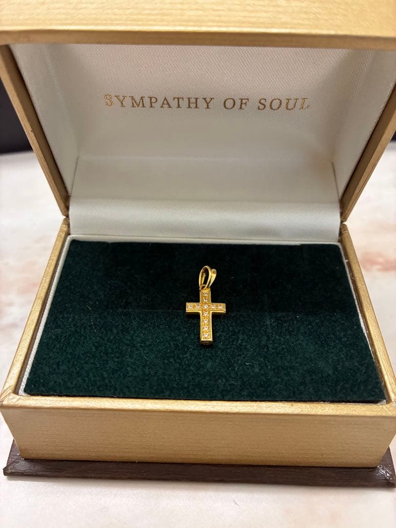 シンパシーオブソウル　18k スモールグラビティネックレス　18kチェーンセット