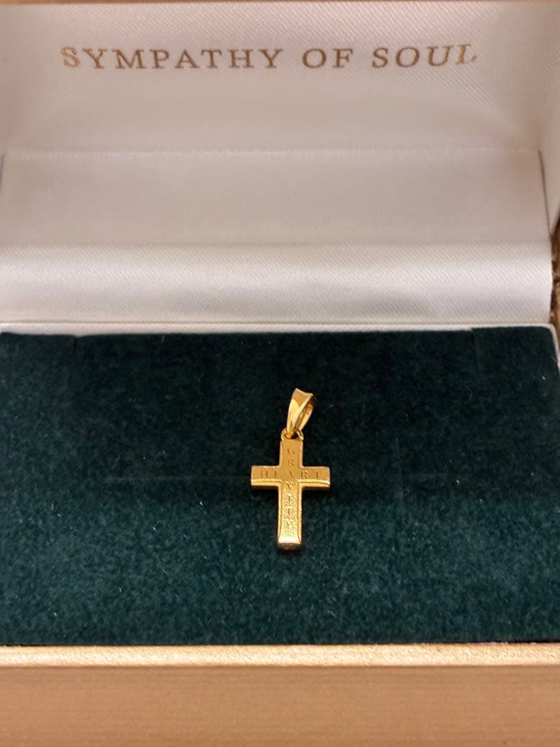 シンパシーオブソウル　18k スモールグラビティネックレス　18kチェーンセット
