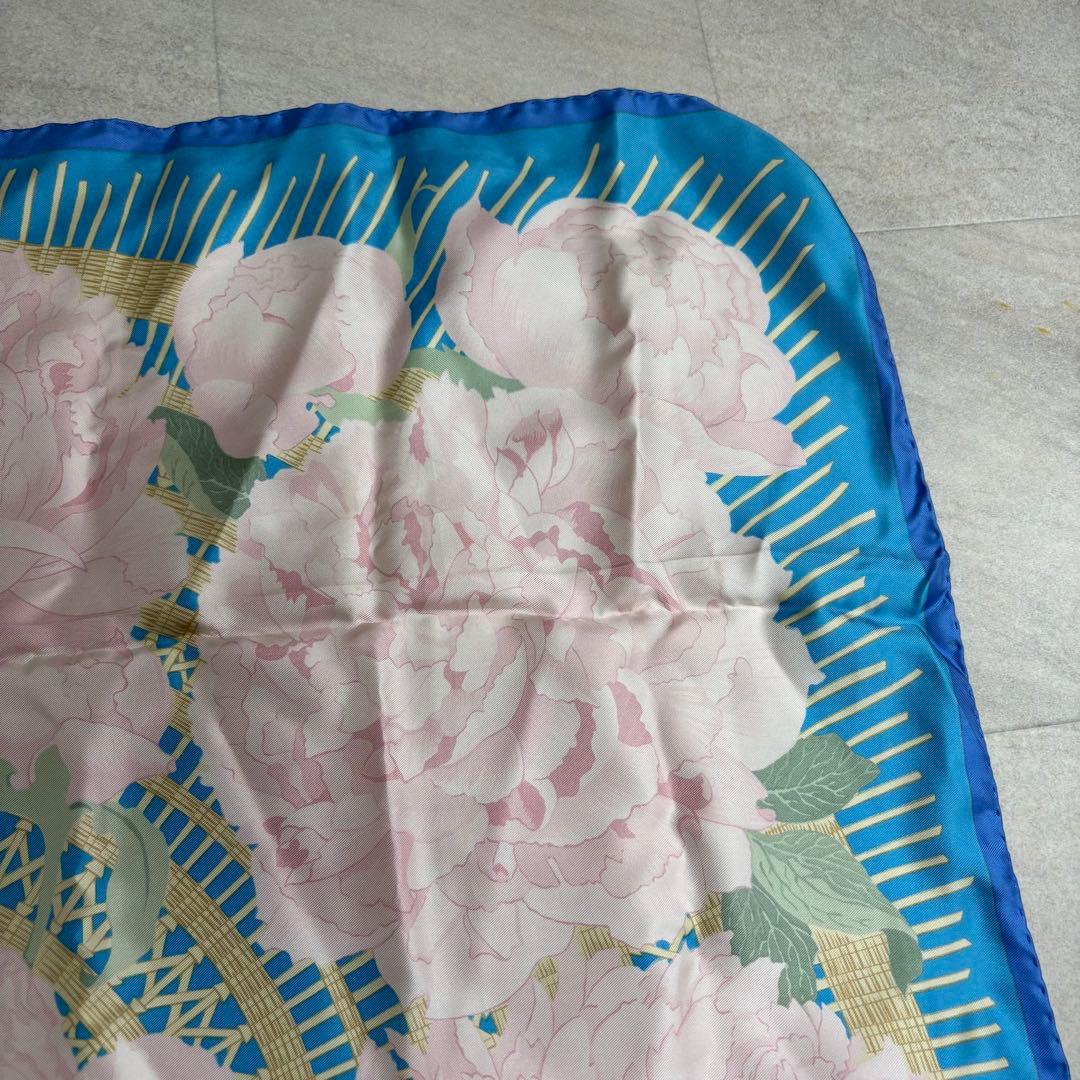 HERMES エルメス カレ90 Les Pivoines 芍薬 スカーフ