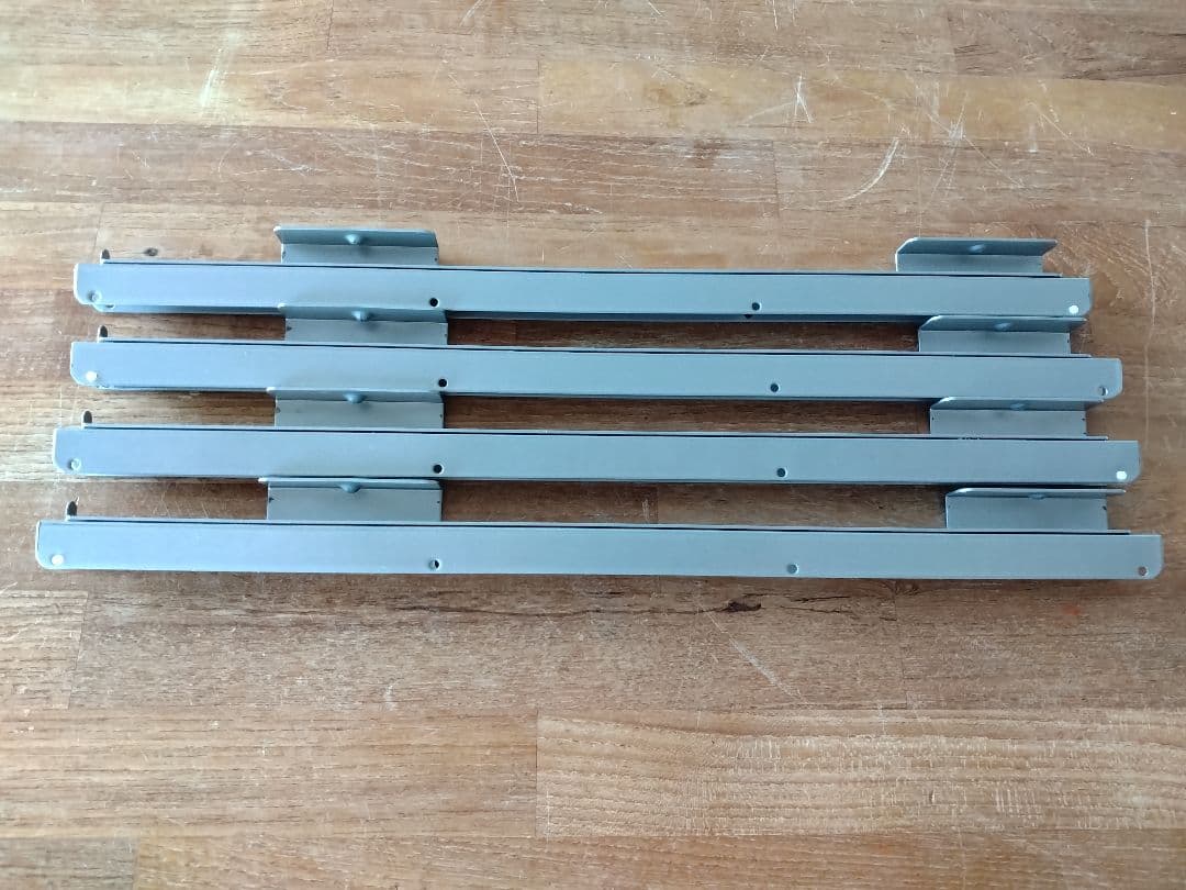 【訳あり】MUJI無印良品 ステンレスユニットシェルフ用ワイヤーバスケット2個