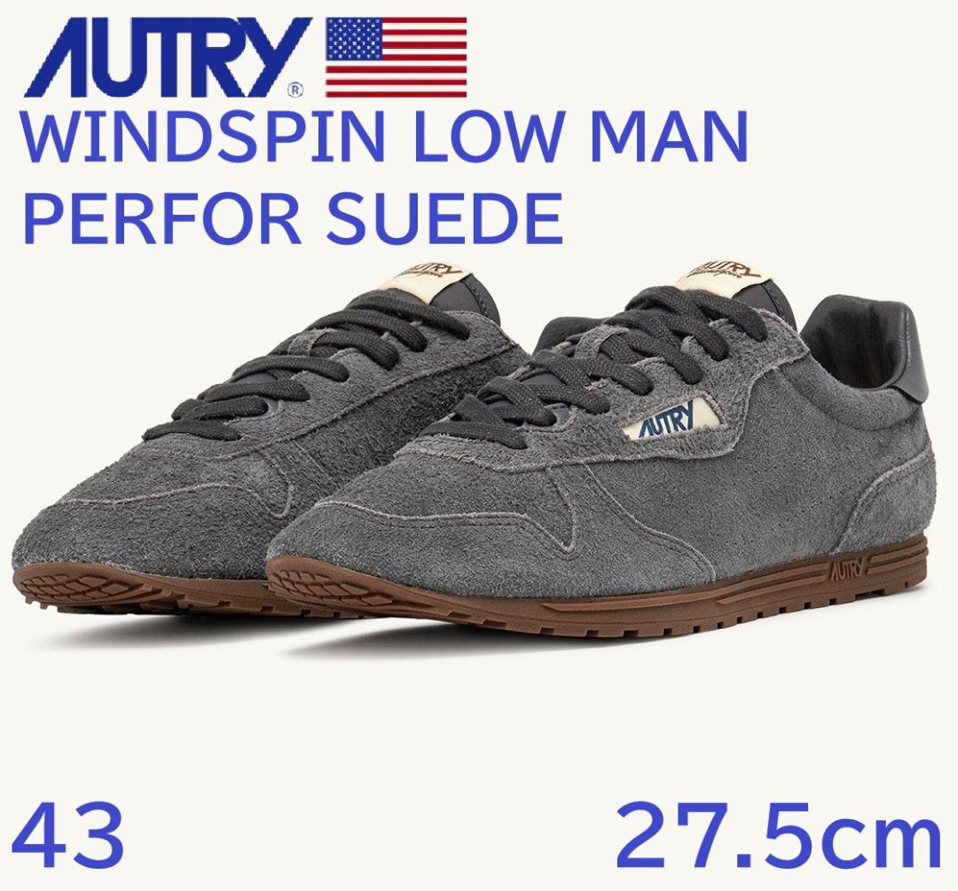 新品AUTRY オートリー WINDSPIN LOW MAN 43 27.5cm