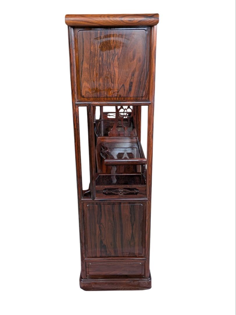 茶棚 茶箪笥 紫檀 古家具 飾り棚