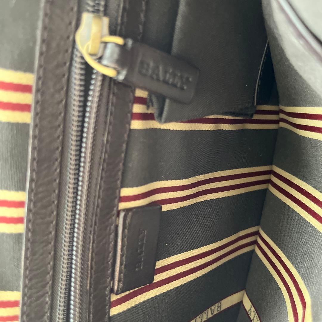 しらたま【美品:定番】BALLY ショルダーバッグ ダークブラウン