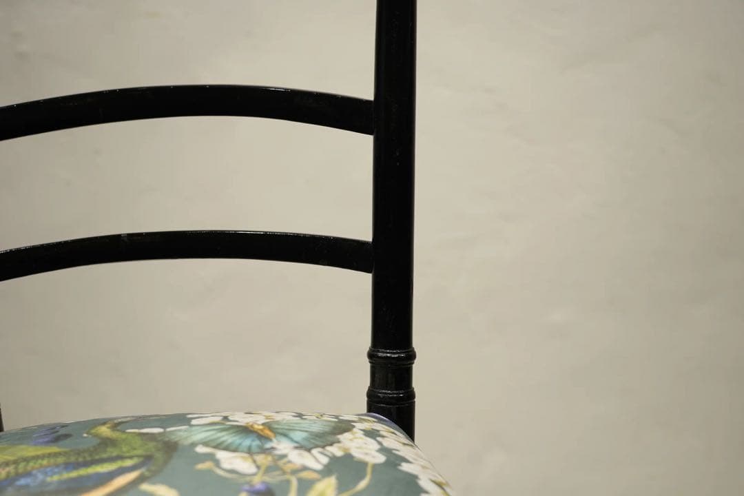 ナポレオンチェア　サロンチェア　椅子　シノワズリ　フランス　アンティーク　孔雀